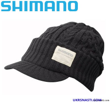 Шапка Shimano Knit Watch with Brim Regular Black